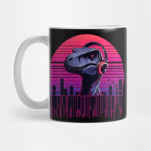 Jurassic music city retro Mug